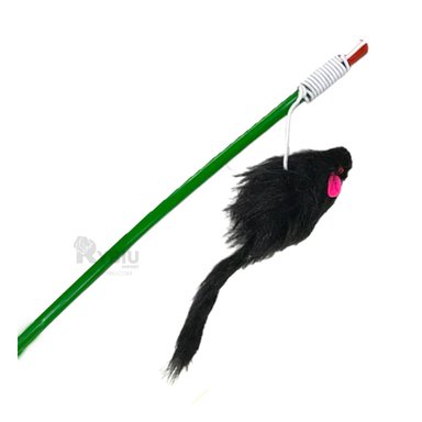 PALO FELINOS RYBIU CON JUGUETE RATON EN VERDE + AGENDITA