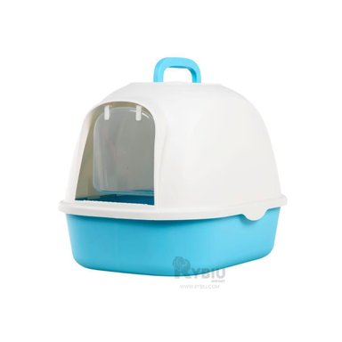 ARENERO GATOS RYBIU MA30919 CAJA FACIL USO CELESTE + REGALO LIGAS PEINAR