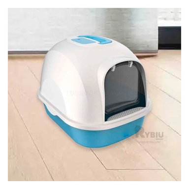SANITARIO GATOS RYBIU MA30919 MASCOTAS CELESTE + MINIAGENDA