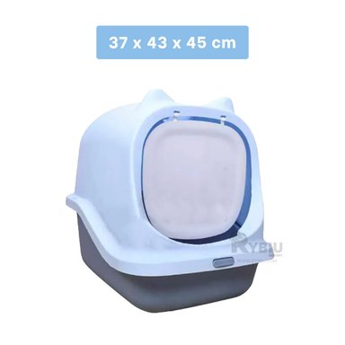 ARENERO GATOS RYBIU MA30917 DISEÑO DINAMICO CELESTE + PAPEL REGALO