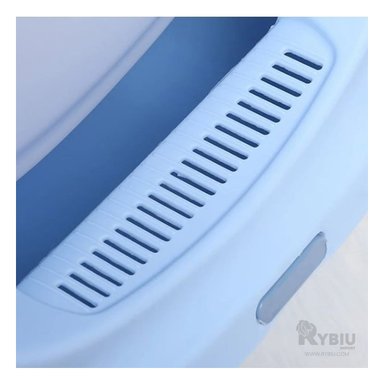 SANITARIO GATOS RYBIU MA30917 BONITO RESISTENTE CELESTE + LIGAS REGALO