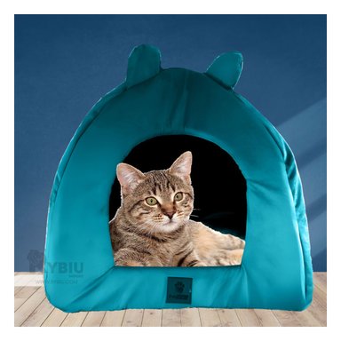 CAMA MASCOTAS MA29106 RYBIU VERDE AGUA TALLA L + PAPEL REGALO