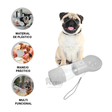 MÁQUINA PERRO MA29116 RYBIU MASCOTAS PLOMO + REGALO LIGAS PEINAR