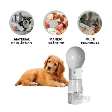MÁQUINA AGUA PERRO MA29116 RYBIU SENCILLA PLOMO + BANDERITAS ADHESIVAS