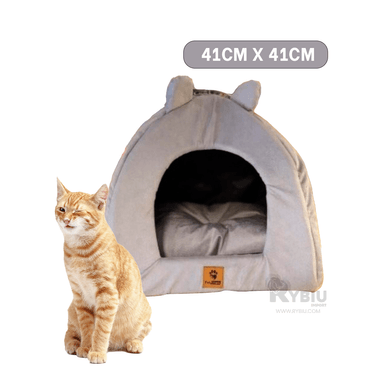 CAMA MASCOTAS MA29107 RYBIU IGLU DORMITORIO VERDE AGUA + LIGAS REGALO