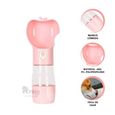 EXPENDEDOR PERRO MA29112 RYBIU PORTATIL ROSADO + GIFT STICKERS