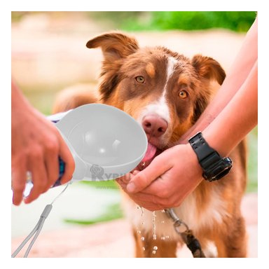 DISPENSADOR PERRO MA29116 RYBIU FORMA OVNI PLOMO + PAPEL REGALO