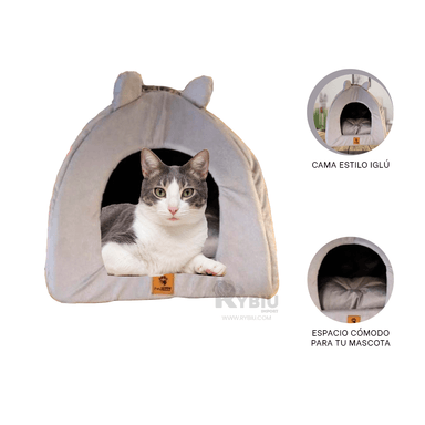 COLCHÓN PERROS MA29107 RYBIU CANINO PLOMO TALLA L + ENVOLTORIO REGALO