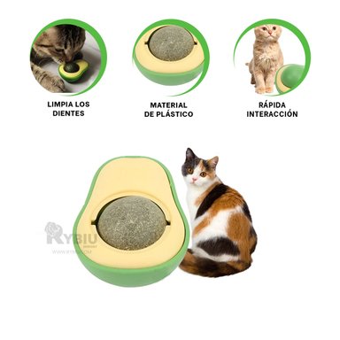 ESFERA MASCOTAS RYBIU ANTIESTRES EN VERDE + REGALO STICKERS