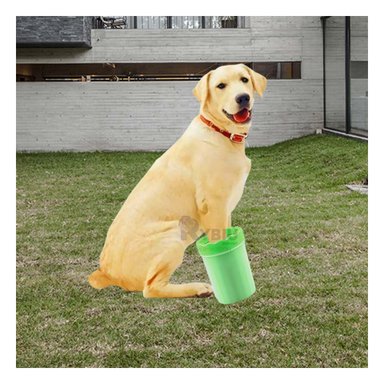 LIMPIADOR PERROS RYBIU MA29656 CERDAS SUAVES VERDE + PAPEL REGALO