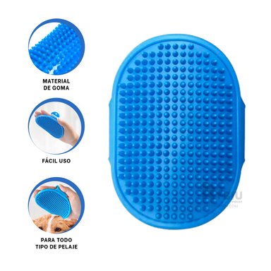 CEPILLO RYBIU MA29129 LIVIANO MASCOTAS CELESTE + ENVOLTORIO REGALO