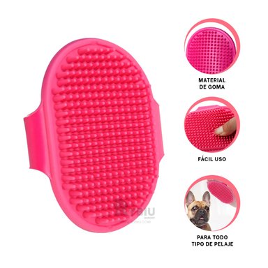 DESENREDADOR RYBIU MA29137 MASCOTA ROSADO + REGALO LIGAS PEINAR