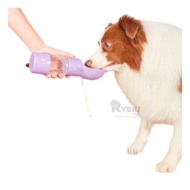 BOTELLA GATOS MA29119 RYBIU APTA LILA + BANDERITAS ADHESIVAS