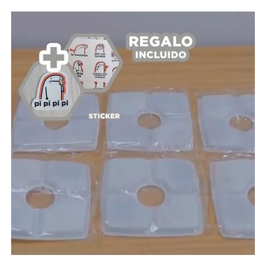 KIT ALGODÓN GATO MA29891 RYBIU PAR FILTROS AGUA BLANCO + REGALO STICKERS