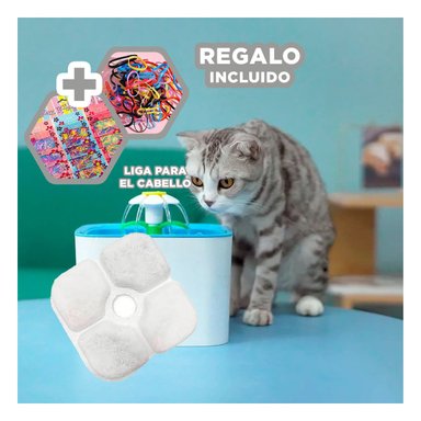 PURIFICADOR ALGODÓN PERRO Y GATO MA29891 RYBIU AGUA UTIL BLANCO + REGALO LIGAS PEINAR
