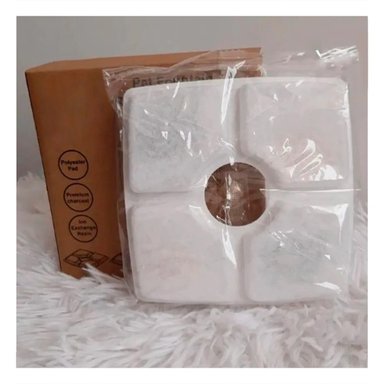 KIT ALGODÓN PERRO Y GATO MA29891 RYBIU FUENTE AGUA MASCOTA BLANCO + GIFT STICKERS