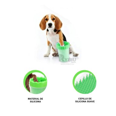 CEPILLO PERROS RYBIU MA29656 VERSATIL COMODO VERDE + AGENDITA