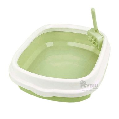 BAÑO GATOS RYBIU MA30906 GATITOS PALA 40X33X11 VERDE + GIFT STICKERS