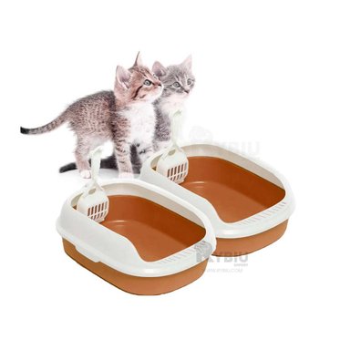 ARENERO GATOS RYBIU MA30908 CAJA RESIDUAL PAREDES MARRON + GIFT STICKERS