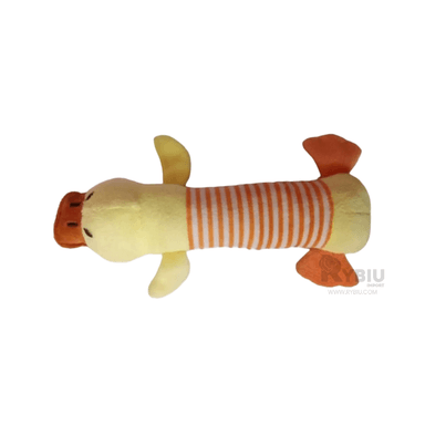 JUGUETE PERROS MA29951 FORMA PATO Y PICO MARRON + PAPEL REGALO RYBIU