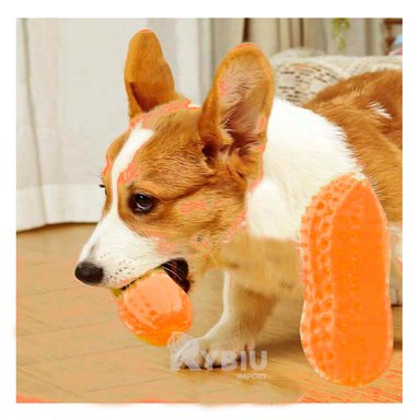 JUGUETE PERROS MA29076 MASTICADOR RESISTENTE EN NARANJA + REGALO AGENDITA RYBIU