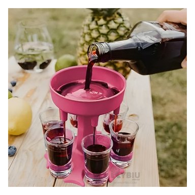 DISPENSADOR RYBIU JU30870 ROSADO TRAGOS + PAPEL REGALO