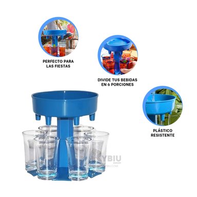 ARTICULO LIQUIDOS RYBIU JU30868 CELESTE EN + BANDERITAS ADHESIVAS