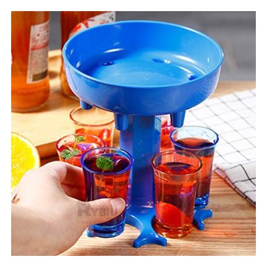 DISTRIBUIDOR LICOR RYBIU JU30868 CELESTE 6 PORCIONES + GIFT MINIAGENDA