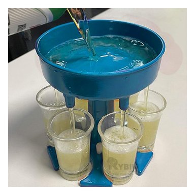 DISTRIBUIDOR ALCOHOL RYBIU JU30868 CELESTE EN + REGALO AGENDITA