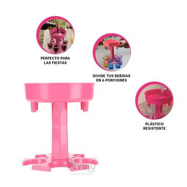 ARTICULO BARISTA RYBIU JU30870 ROSADO + REGALO LIGAS PEINAR