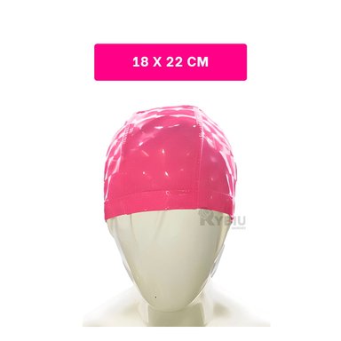 GORRO NATACIÓN RYBIU MG-SC-4602 ROSADO + REGALO LIGAS PEINAR