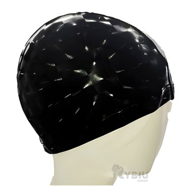 GORRO NATACIÓN RYBIU SC-4602 DURADERO NEGRO + PAPEL REGALO