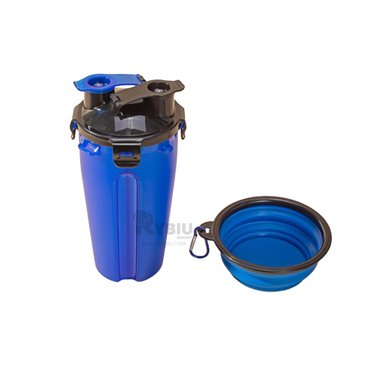 DISPENSADOR PERRO Y GATO MA29628 RYBIU AGUA MASCOTAS AZUL + GIFT STICKERS