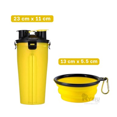 ENVASE BEBIDA PERRO MA29630 RYBIU CAN AMARILLO + LIGAS REGALO