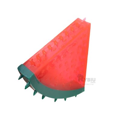 ARTICULO JUGUETE PERROS RYBIU CON FORMA SANDIA ROJO + GIFT STICKERS