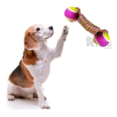 ELEMENTO RECREATIVO ALGODÓN MASCOTA RYBIU ROSADO + STICKERS