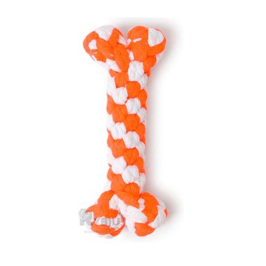 HUESO ALGODÓN MASCOTA RYBIU RECREACION NARANJA + REGALO STICKERS