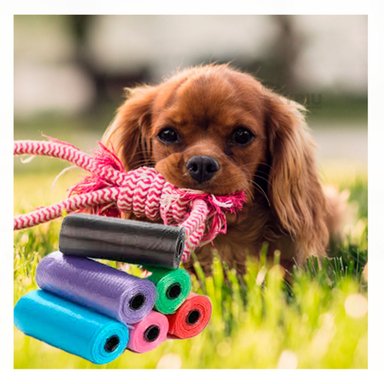 KIT BOLSAS PERROS GATOS RYBIU MA29658 COMODO RECOGER HECES VERDE + GIFT MINIAGENDA