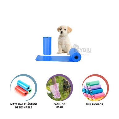 KIT BOLSAS PERROS GATOS RYBIU MA29657 COMPACTO MULTICOLOR + REGALO AGENDITA