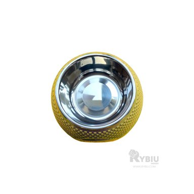 COMEDERO HIGIENICO PARA PERRO EN AMARILLO Y+GIFT MINIAGENDA