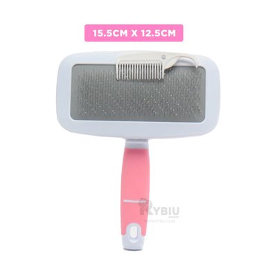 PEINE RYBIU PP10L BONITO MASCOTAS ROSADO + LIGAS REGALO