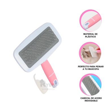 SET RYBIU PP10L CON MINI PEINE GATOS EN ROSADO + ENVOLTORIO REGALO