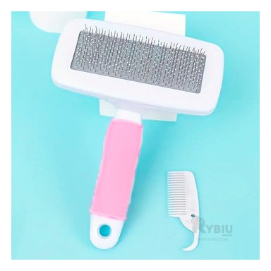 KIT PEINES RYBIU PP10L BONITO FELINO EN ROSADO + PAPEL REGALO