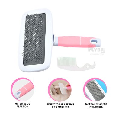 PEINE ASEO RYBIU PP10L CON AGUJA SEN ROSADO + POST-IT ADHESIVOS