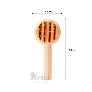 HERRAMIENTA MASCOTA RYBIU MA29959 NARANJA + REGALO LIGAS PEINAR