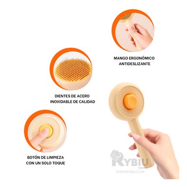 HERRAMIENTA PELAJE RYBIU MA29959 EN NARANJA + BANDERITAS ADHESIVAS