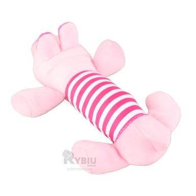PELUCHE PERROS RYBIU CHANCHO ROSADO Y FUCSIA + ENVOLTORIO REGALO