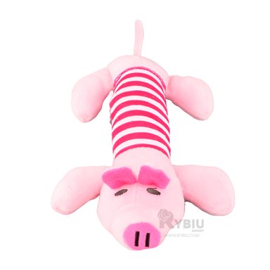 PELUCHE PERROS RYBIU SUAVE CHANCHO ROSADO Y FUCSIA + STICKERS
