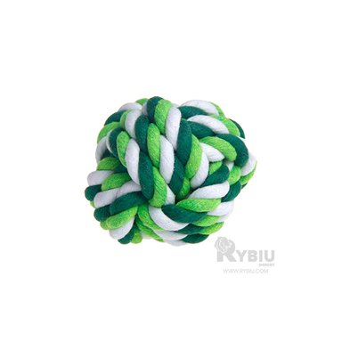 JUGUETE ALGODÓN PERROS RYBIU TRANSPORTABLE VERDE + STICKERS