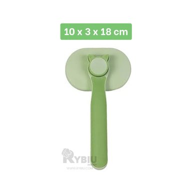 PEINETA RYBIU MA29963 ACERO VERDE + REGALO LIGAS PEINAR